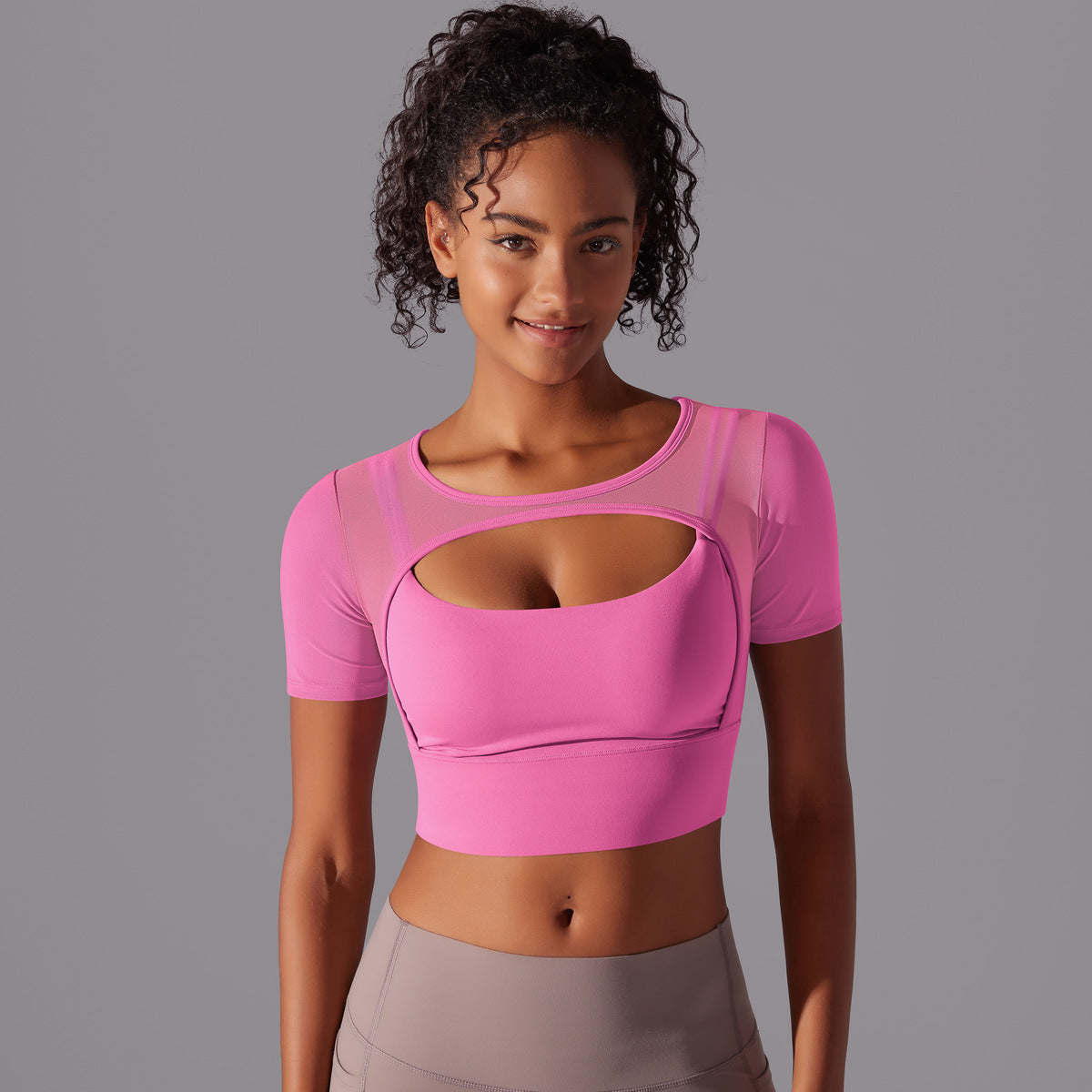 sujetador top correr fitness yoga