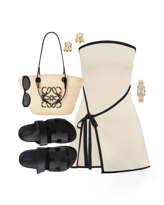 Vestido strepless