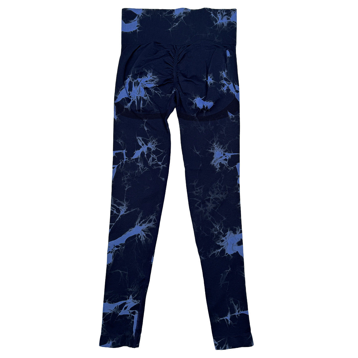 Pantalones de yoga con teñido anudado de secado rápido, mallas deportivas ajustadas y elásticas sin costuras