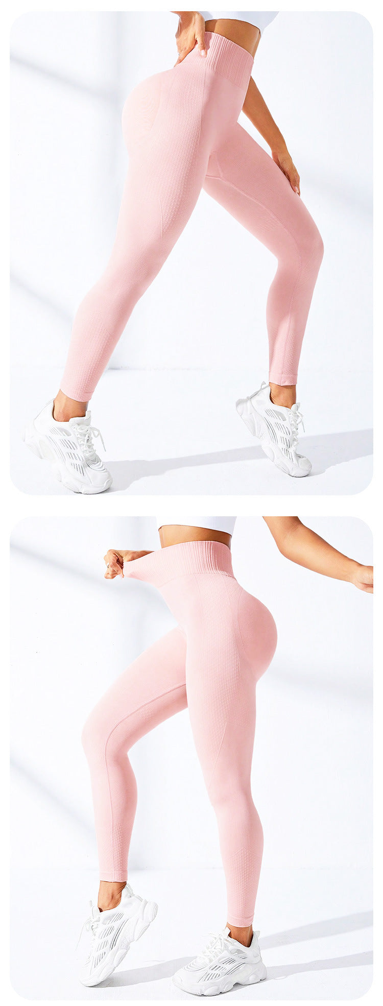 Pantalones de yoga sin costuras para mujer Ropa deportiva para exteriores Pantalones deportivos para correr